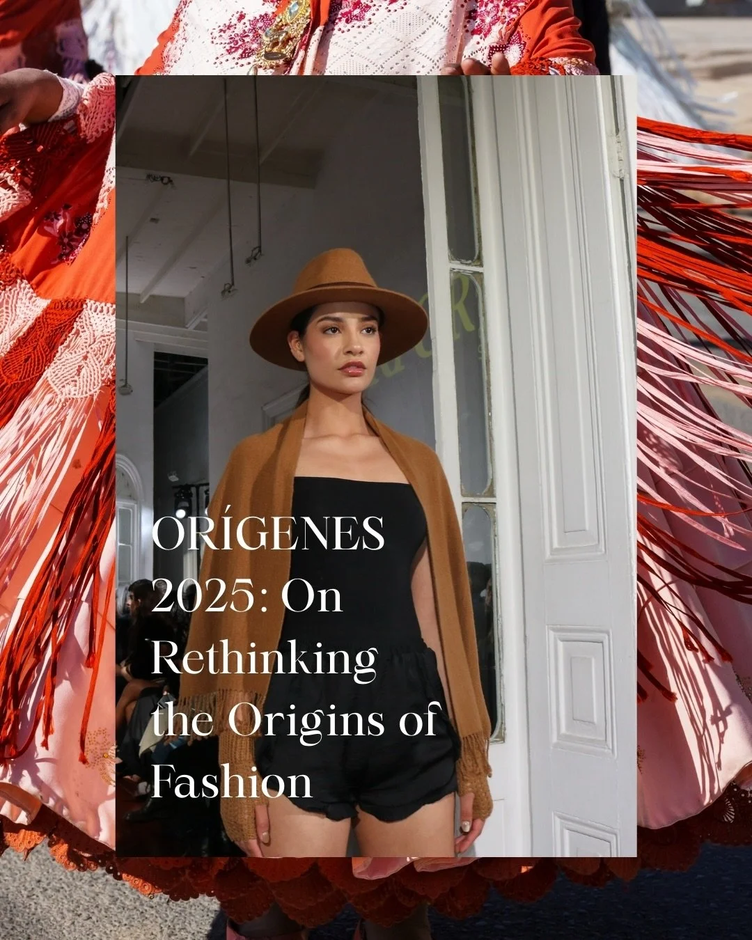 Fashion as a living conversation between identity, culture, heritage, the planet&mdash;and people.

This is what Or&iacute;genes in Peru embodies beautifully.

Since 2016, @amsperu_ has been building a vibrant community of designers, artists, brands,