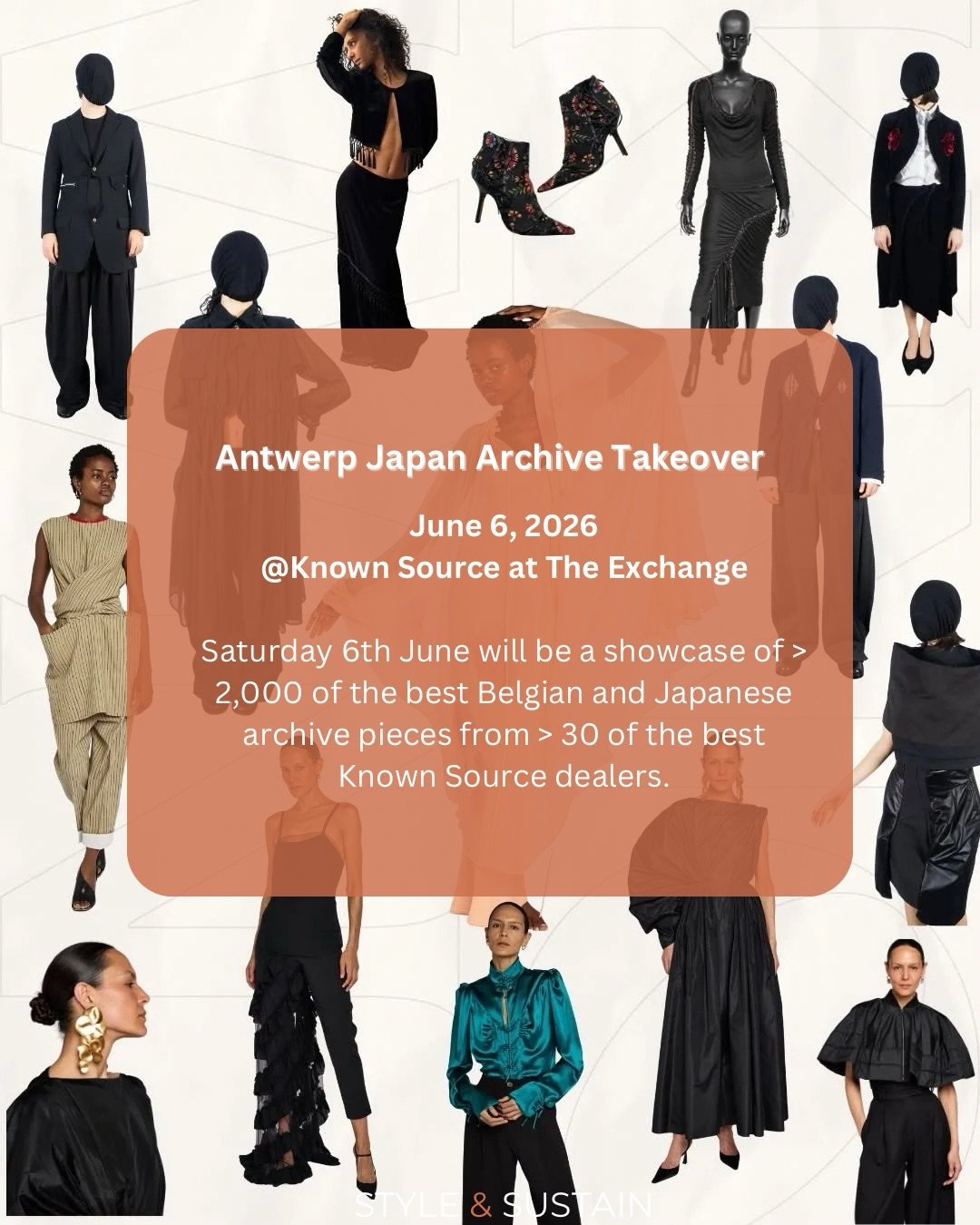 Summer fashion events are looking bright ☀️ 

From archive sales to sustainable brand anniversaries to swap and repair moments, there&rsquo;s something for everyone to approach summer wardrobe revamps mindfully. Exciting! 

Link in bio for all the de
