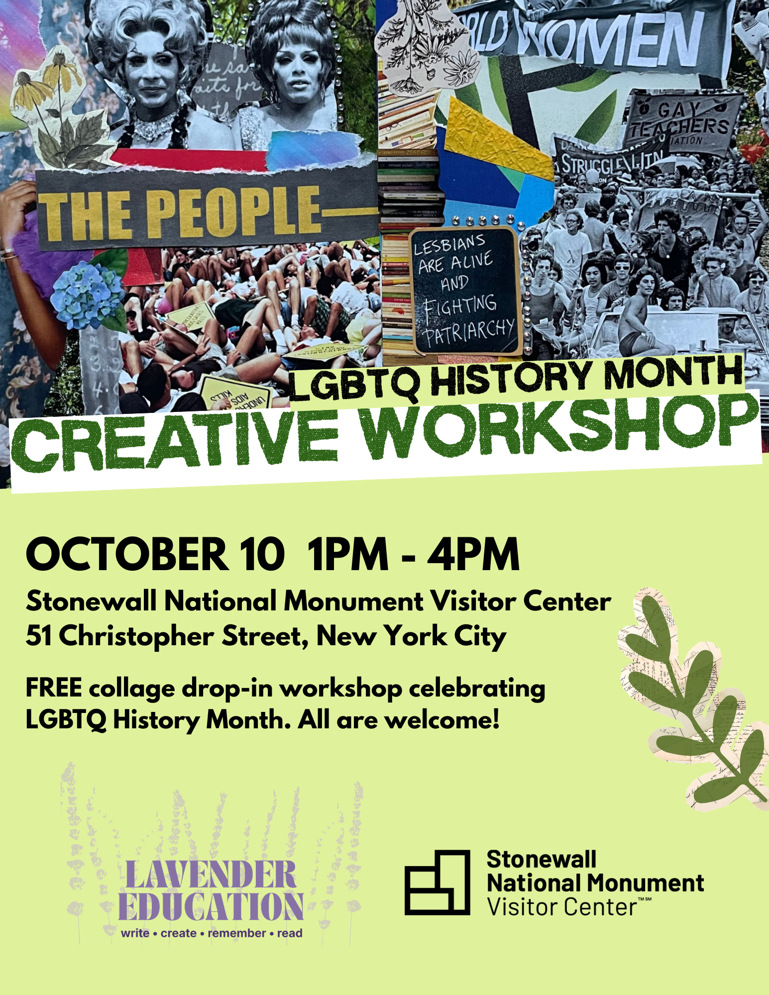 LGBTQ History Month Creative Workshop