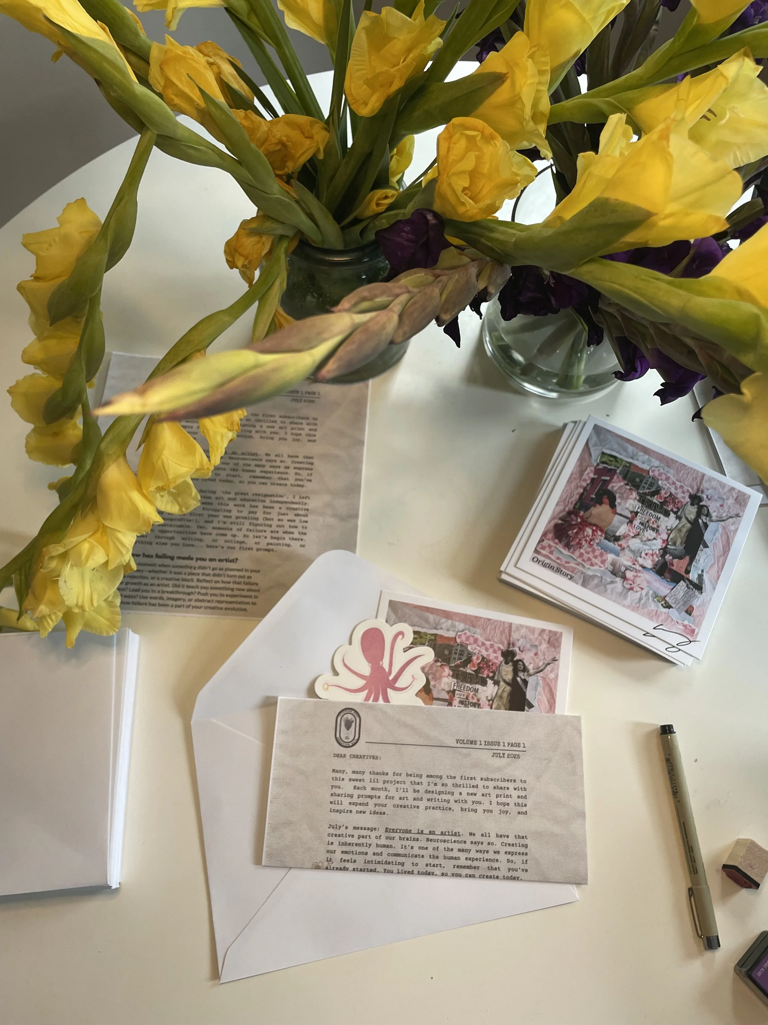 Lavender Letters Creative Mail