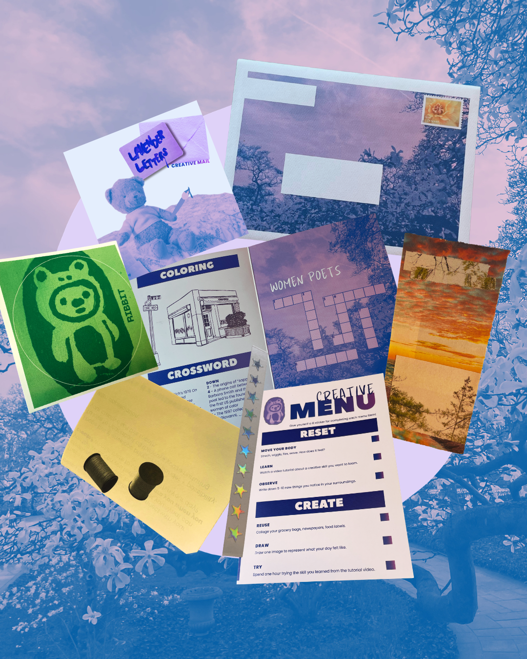 Lavender Letters Creative Mail