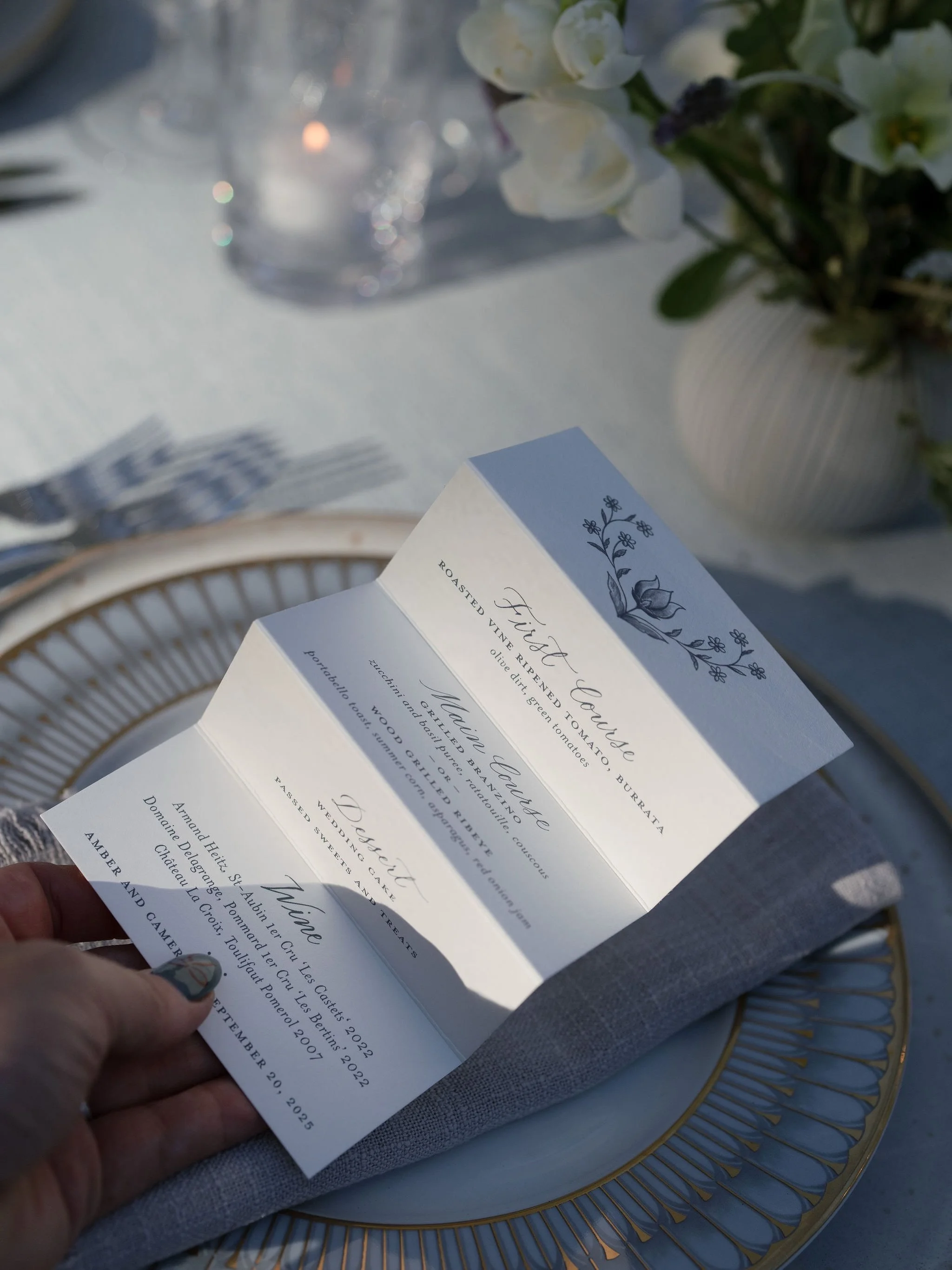 Menu trends we&rsquo;re loving for 2026 ✨ Excited to see two of our designs featured in THE WED&rsquo;s latest article exploring wedding menu inspiration for the season! @thewed 
&bull;
&bull;
&bull;
#thekfdstudio #menuinspiration #thewed #designtren
