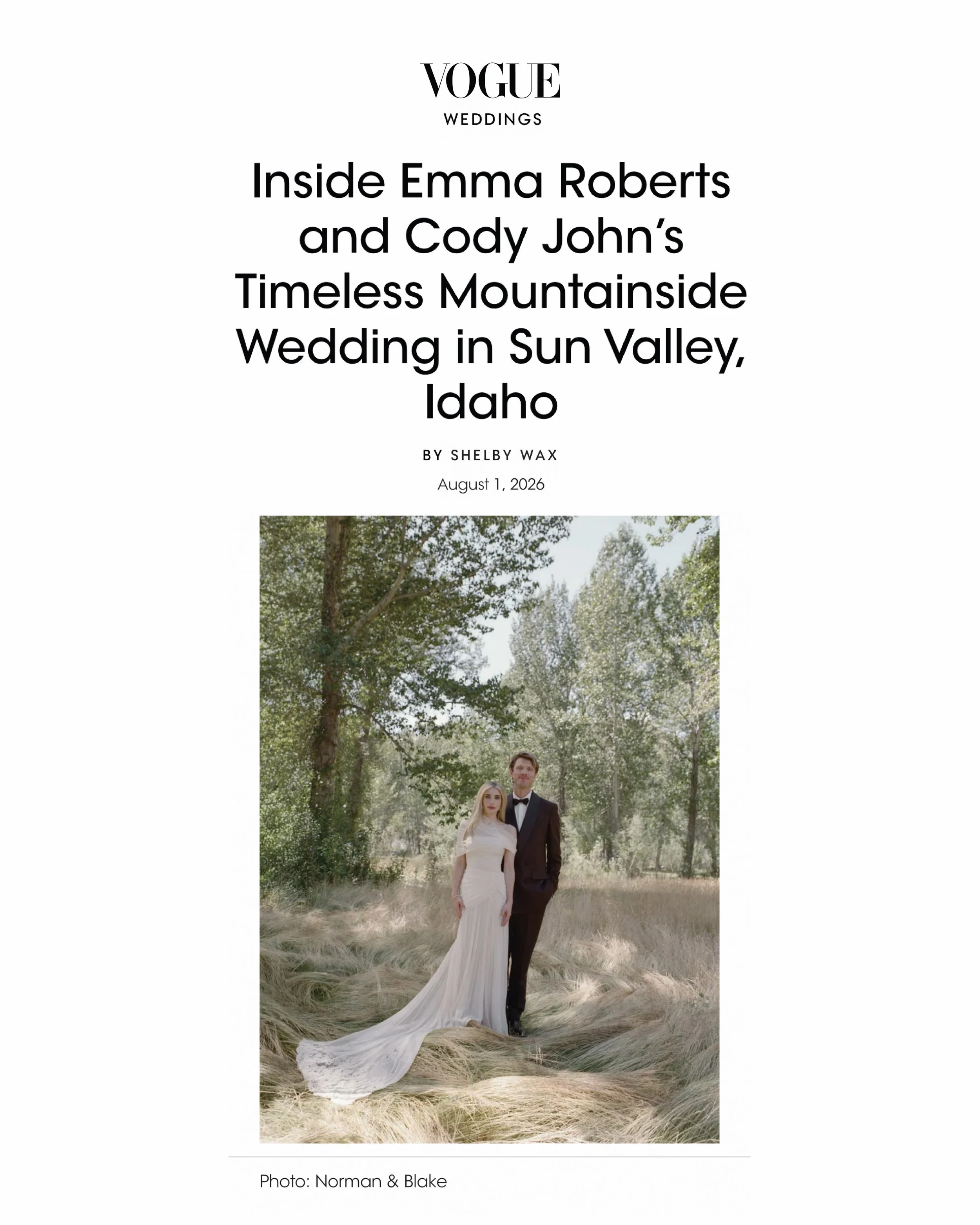 Emma &amp; Cody, from your save the dates to invitations, thank you for trusting us to bring your love, warmth, and personalities to life on paper. You were such a joy to work with, and we loved creating this with you. 🤍

Read the full feature via @