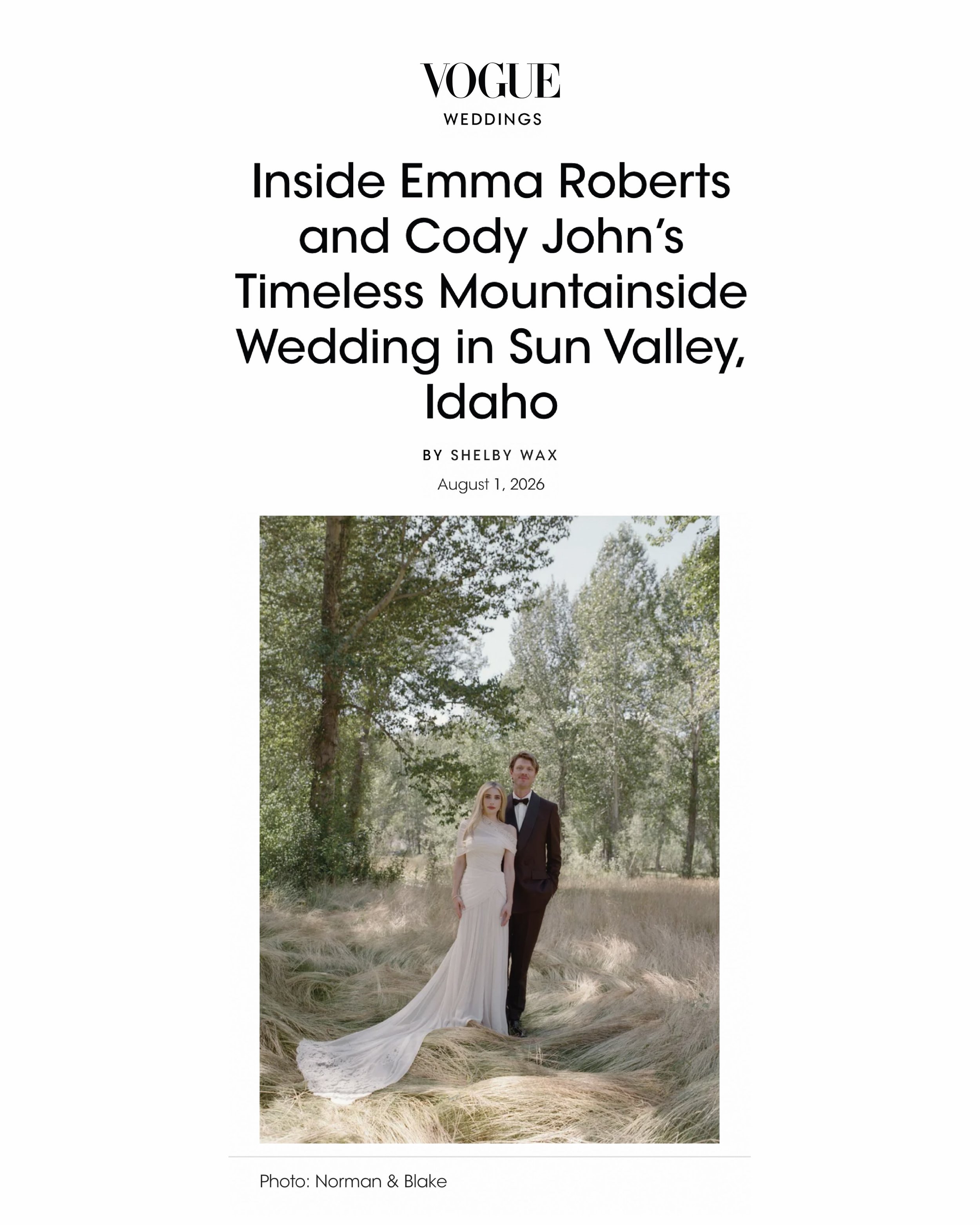 Emma &amp; Cody, from your save the dates to invitations, thank you for trusting us to bring your love, warmth, and personalities to life on paper. You were such a joy to work with, and we loved creating this with you. 🤍

Read the full feature via @