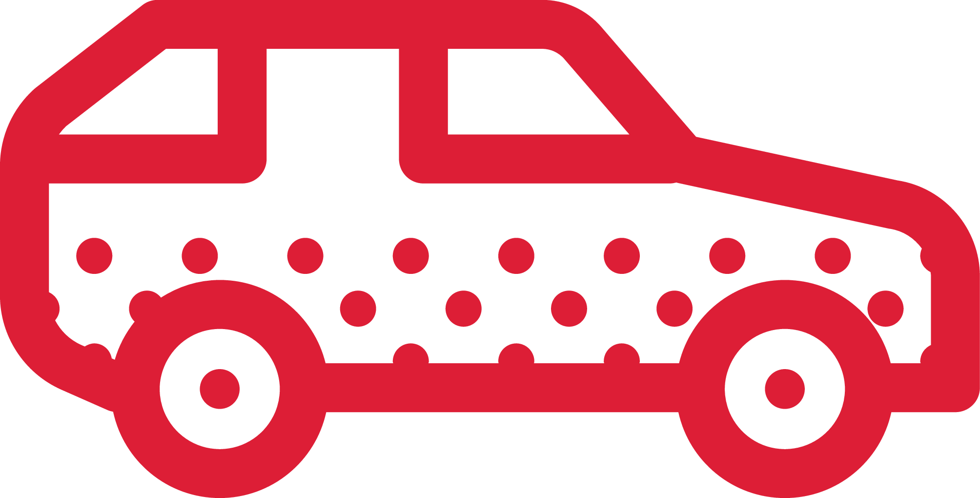 Red car icon.