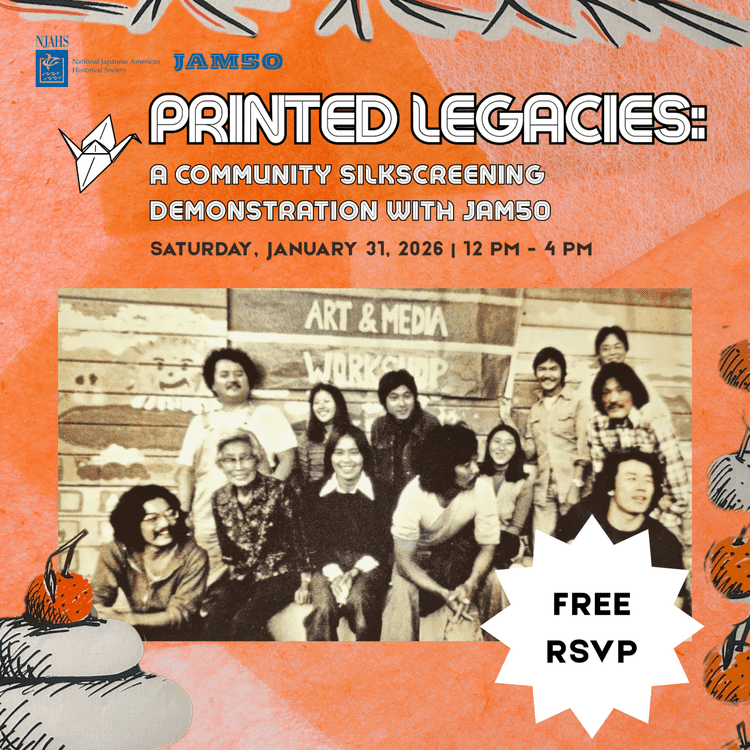 Printed Legacies: A Community Silkscreening Demonstration with JAM50 @ NJAHS