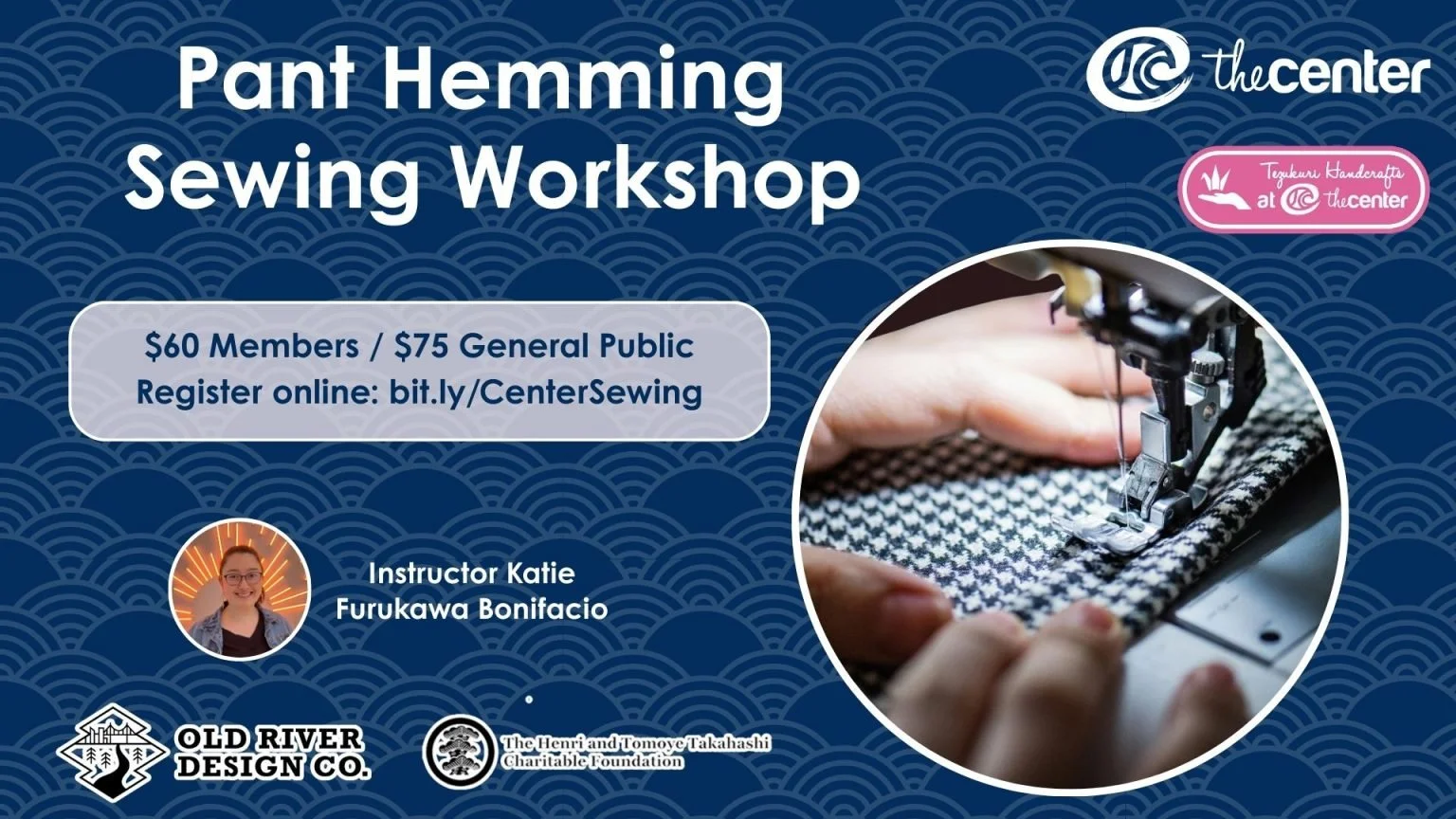 Pant Hemming Sewing Workshop w/ Katie Furukawa Bonifacio @ Japanese Cultural and Community Center of Northern California