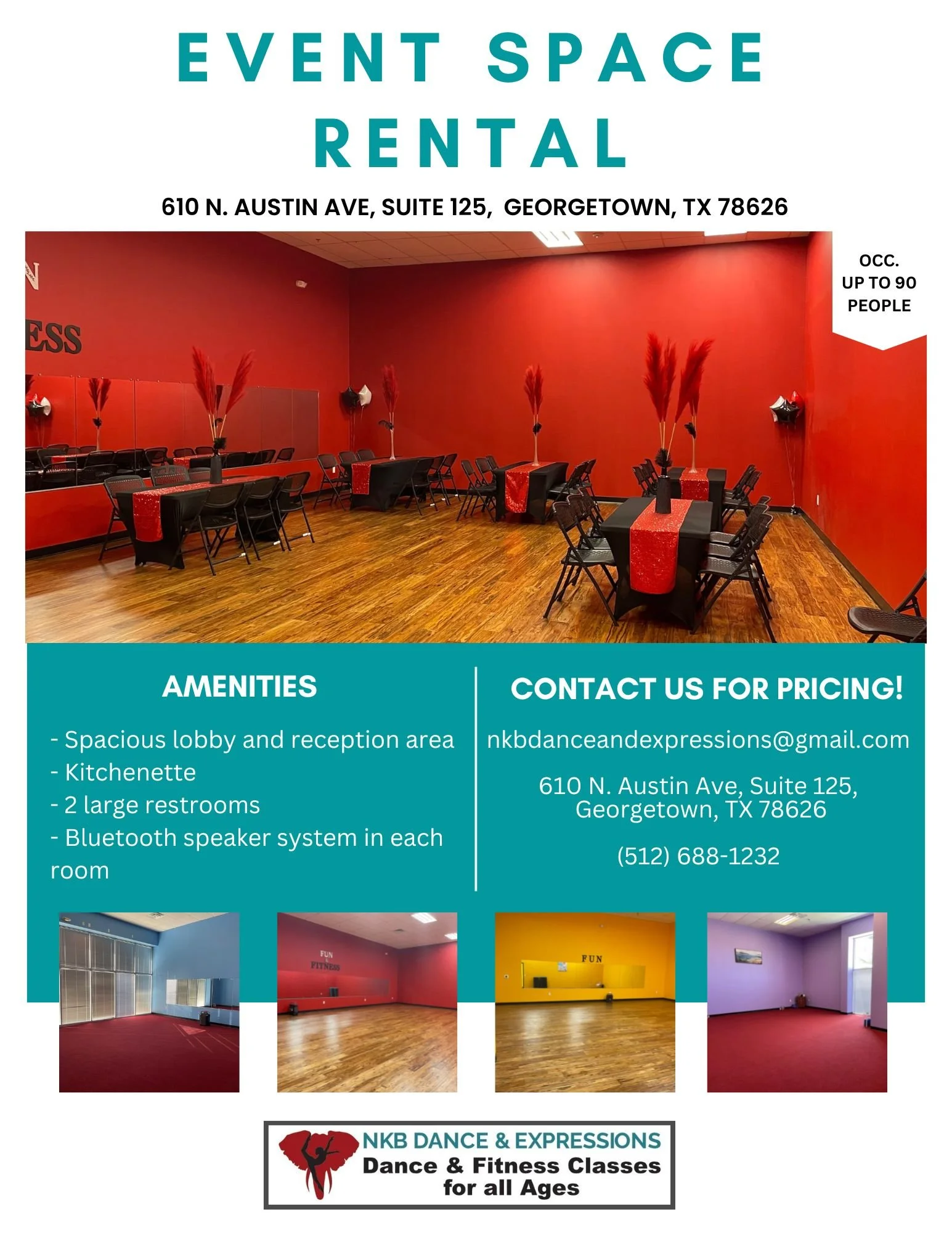 Event Space Rental — NKB Dance & Expression