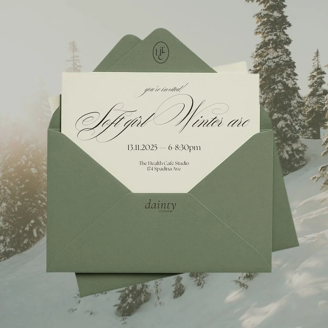 You’re invited to end the year soft but strong as we launch into our winter arc ❄️🤍 
Join us on November 13th for an evening all about glowing up internally and externally with permanent bracelets from @daintydiamondd cozy sweatsuit pieces fr