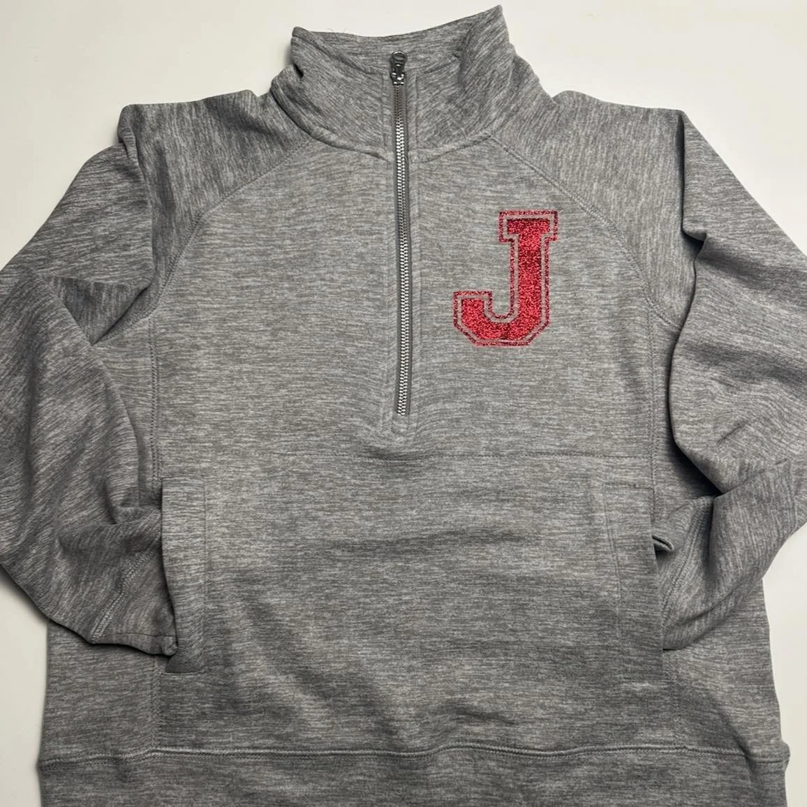 I&rsquo;ll take some glitter on the softest quarter zip! 😍