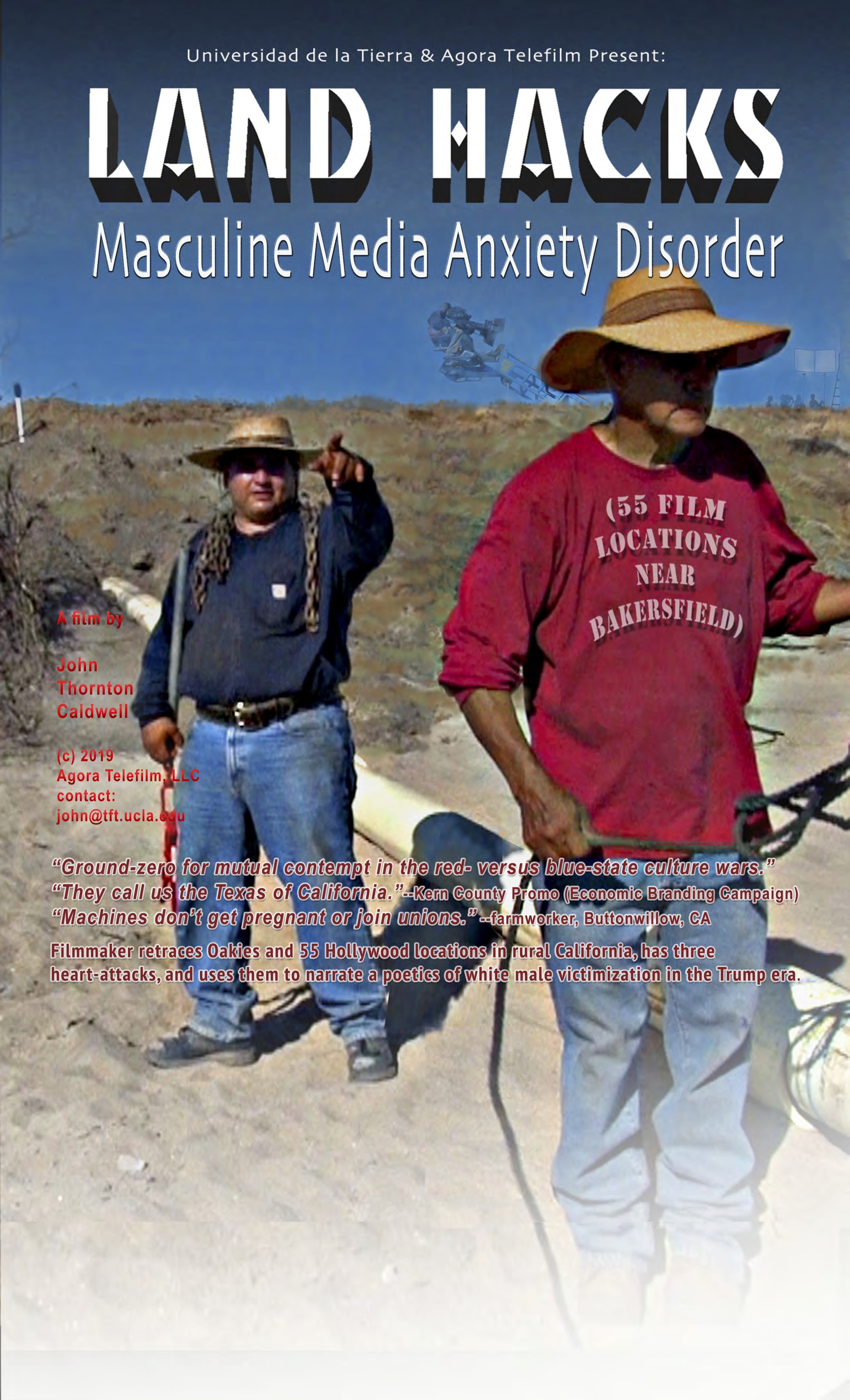 John Thornton Caldwell presents 'Land Hacks: Masculine Media Anxiety Disorder (or 55 Film Locations Near Bakersfield)'