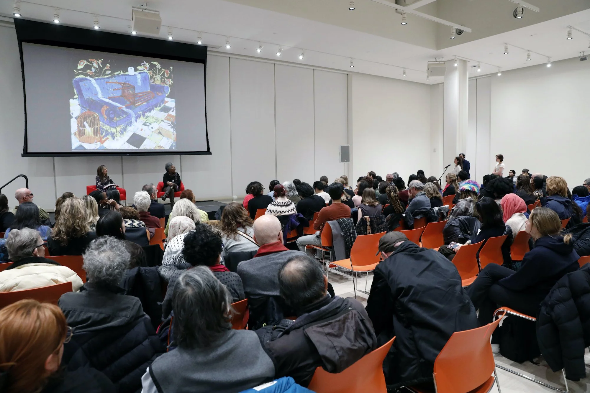 Claudia Rankine and Sarah Cole. Photos by Michael DiVito