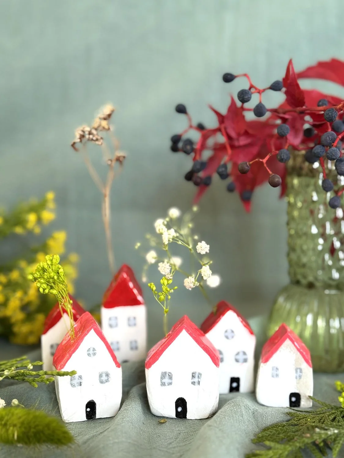 21R-Maison soliflore en argile sans cuisson.jpg