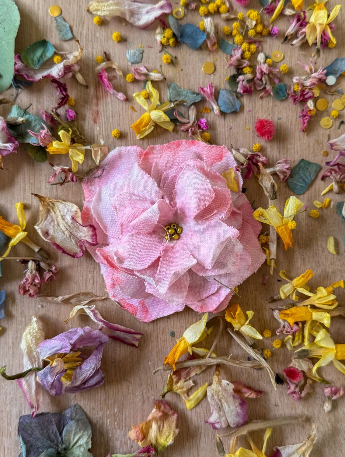 DIY d’avril : fleurs, chine et dentelle