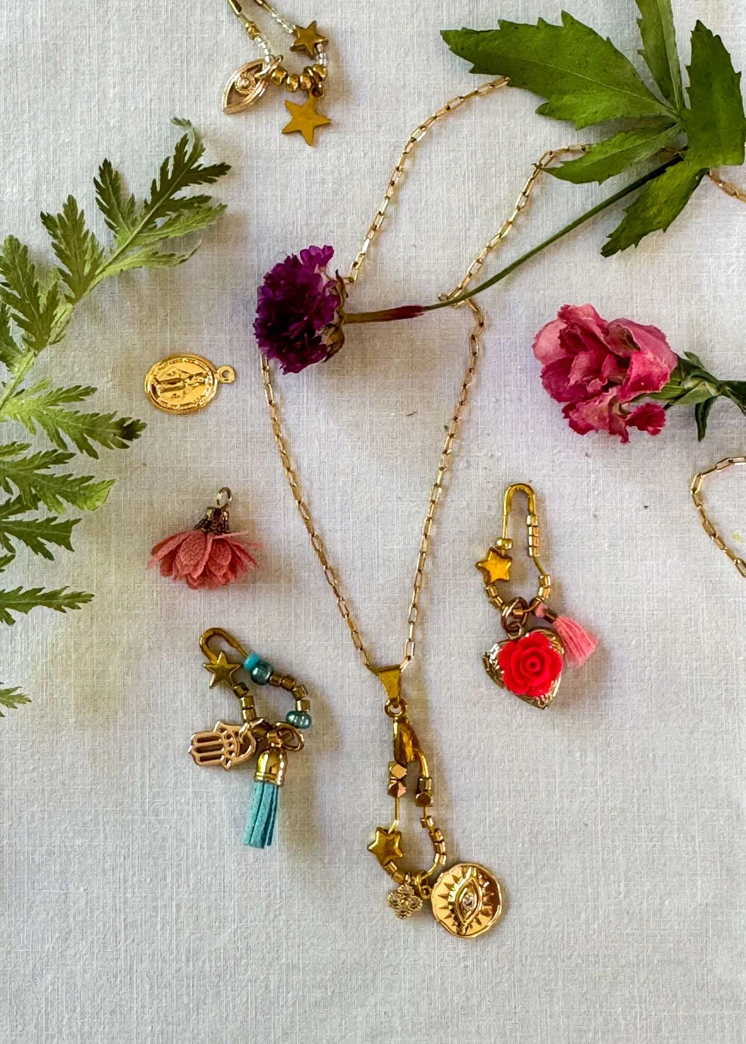 DIY : Un pendentif avec une épingle à nourrice