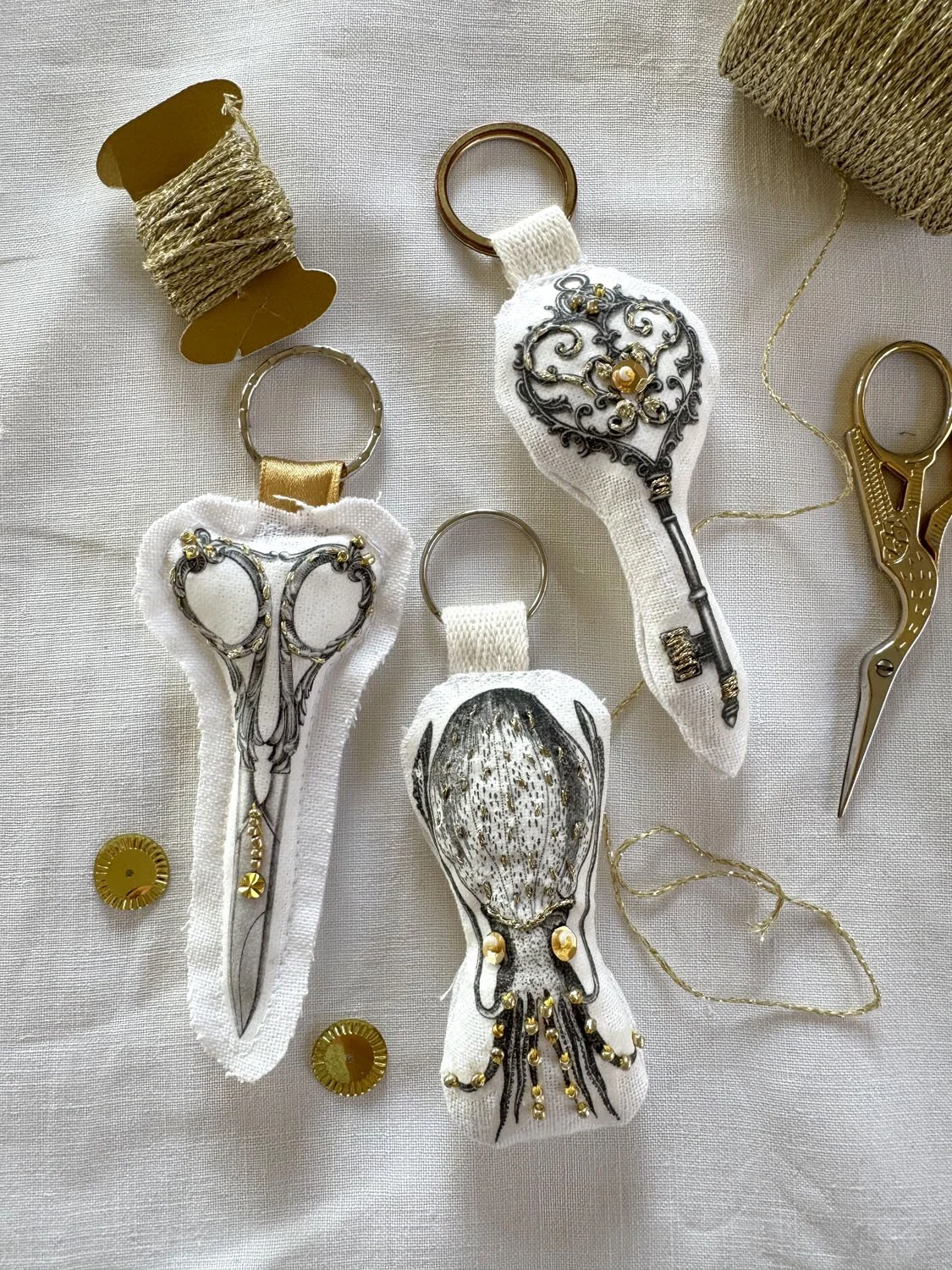 57Porte clés transfert textile et broderie or copie.jpg