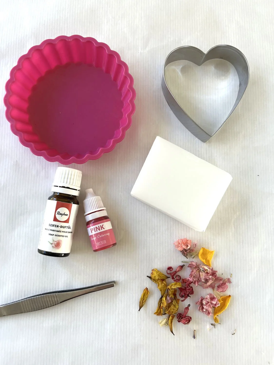 Lot De 2 Moules à Savon En Silicone En Forme De Cœur Avec