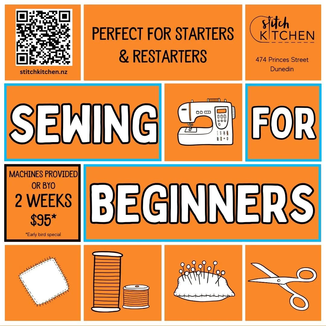 Time to dust off that sewing machine we know you have lying around the house. 

We have just released our 2026 - 2 Week Beginner Sewing Essentials 

Do you have a sewing machine hiding in the back of a cupboard? Maybe it was a gift, a thrift store fi