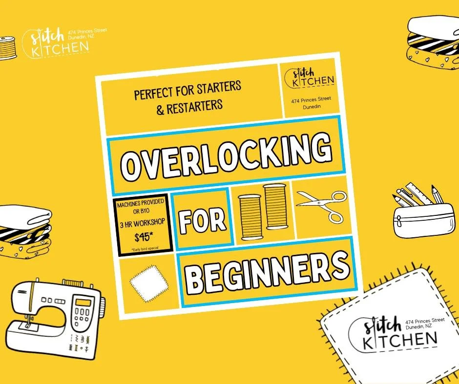 SOLD OUT! 🎉 Thanks for the overwhelming response to our Overlocking for Beginners workshop tonight! All spaces are filled. For those who missed out, check out our weekend workshop.

Don't miss our Sunday class - secure your spot now and unlock your 