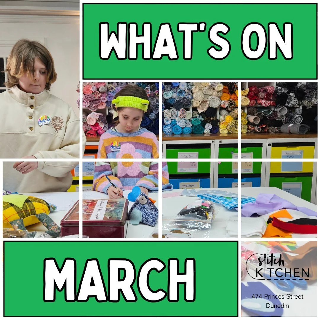 Coming Up This March: Get Creative Down at the Studio 🧵

Our calendar is packed with ways to learn, mend, and make! Whether you&rsquo;re looking to master a new machine or just want a cozy spot to craft with friends, we have a seat saved for you.

H