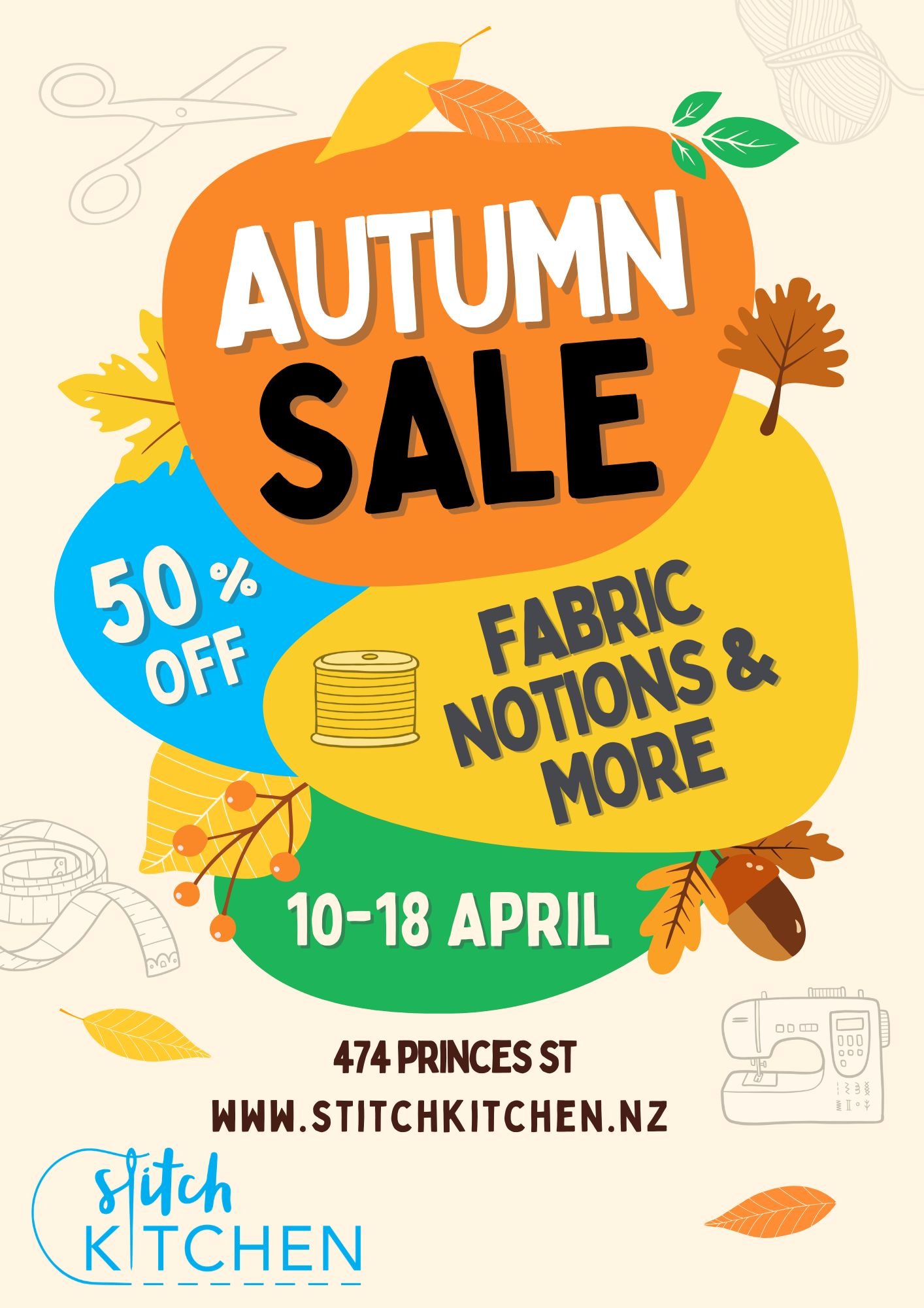Our Autumn Sale is THIS WEEK - and we cannot wait. 

As one of our biggest fundraisers of the year, every purchase you make directly supports our community programs and helps us keep textiles out of landfills. Come say hi, find some inspiration, and 