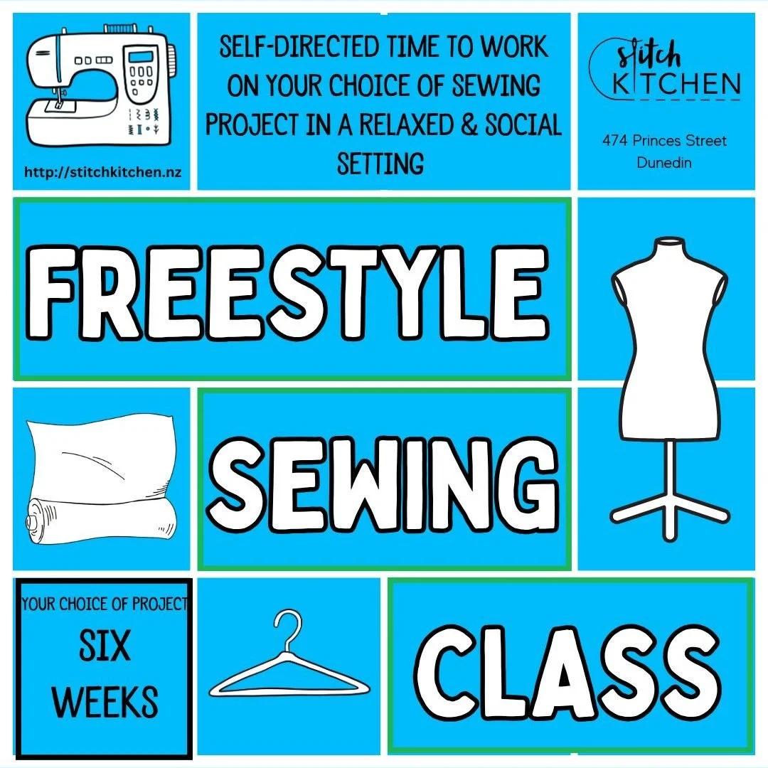 Huge thanks to the Otago Community Trust  for their incredible support! Their generous funding is keeping the sewing machines whirring at Stitch Kitchen and has made our entire Term 2 lineup possible.

Here is what&rsquo;s happening in the studio thi