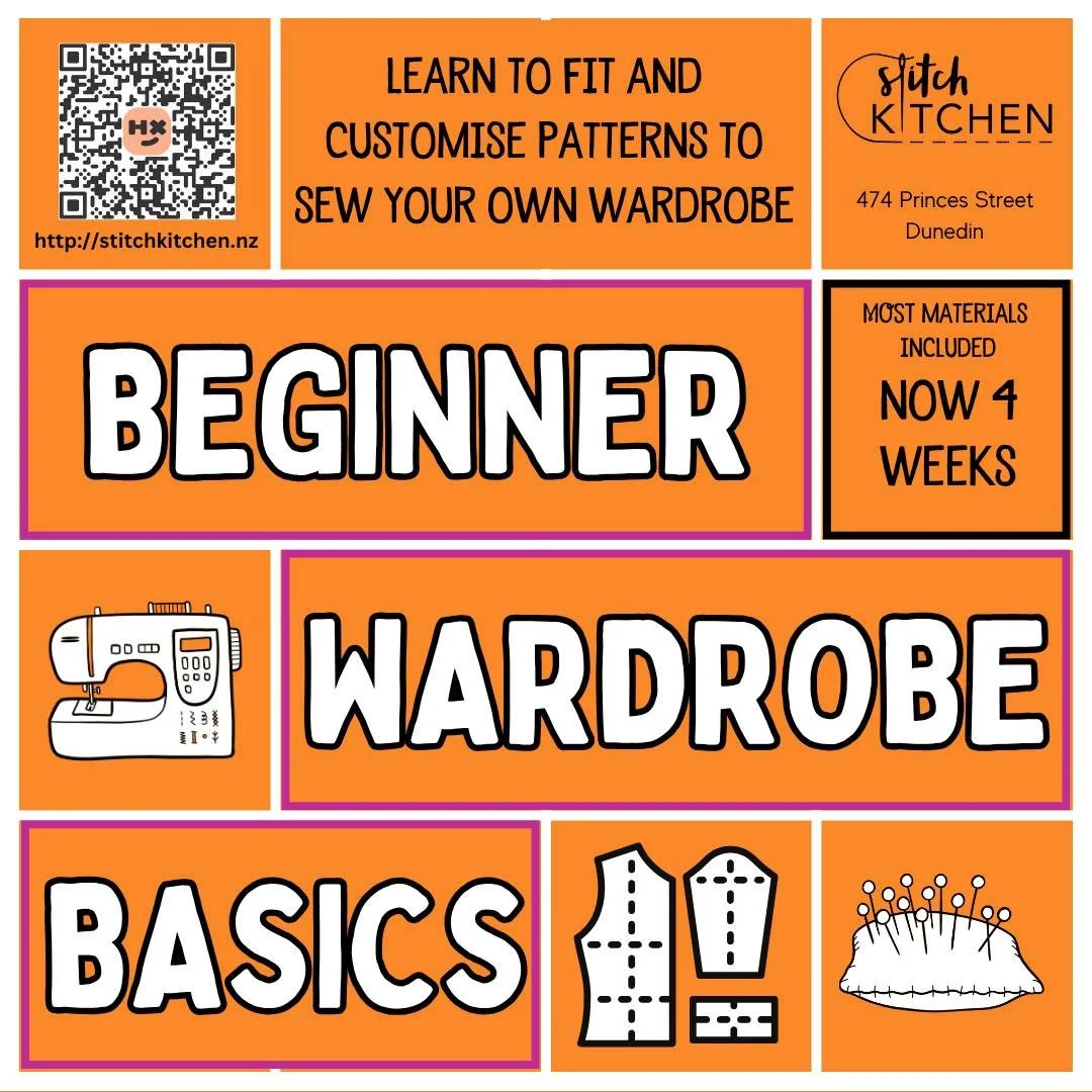 Beginner Wardrobe basics starts next week! We're just about sold out. but don't worry! If you missed out this term, we have plenty of space for our term 3 classes. 

Level Up Your Wardrobe: 4-Week LB Pullover Course! 🧵✨
Ready to sew a staple piece y