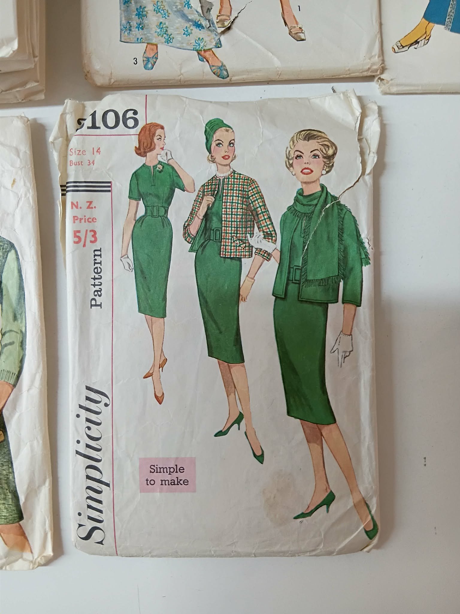 This week is all about paper patterns. With the recent news that major fashion houses and pattern importers will no longer be supporting print paper patterns - vintage and pre-loved patterns are so much more precious. The cost of printing a digital f