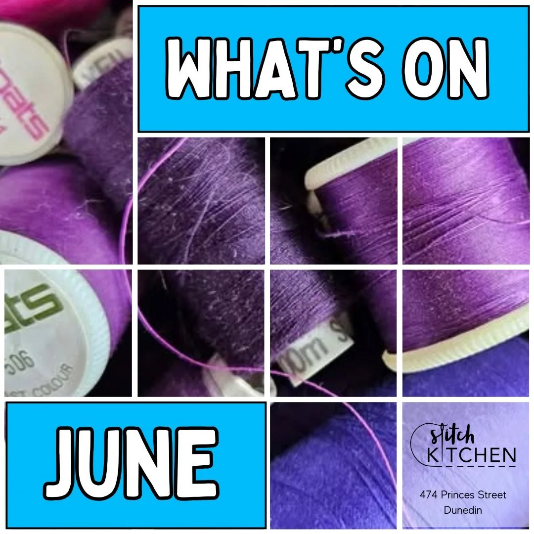 What's on for June? Our Freestyle Sewing, Cosplay classes, Pattern Making, and Kids Clubs all continue, a busy month for our tutors! 

We also have social knitting, Mend &amp; Make Awesome, and Slow stitching coming up - if you like to sit and enjoy 