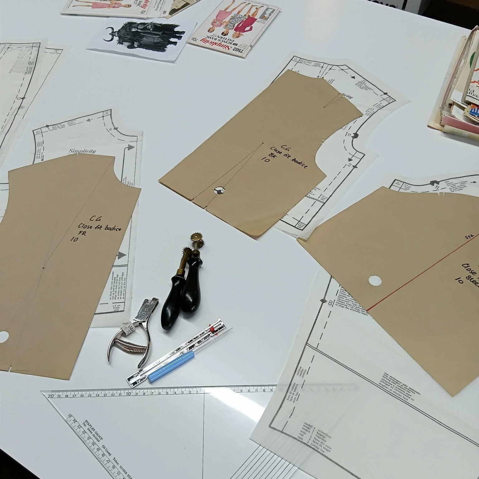 Did you miss out on Pattern Making this term? Don't worry, we got you! 

Our pattern making class was so popular, it sold out, and then some!  Due to popularity we have scheduled another pattern making class for next term. With traditional paper patt