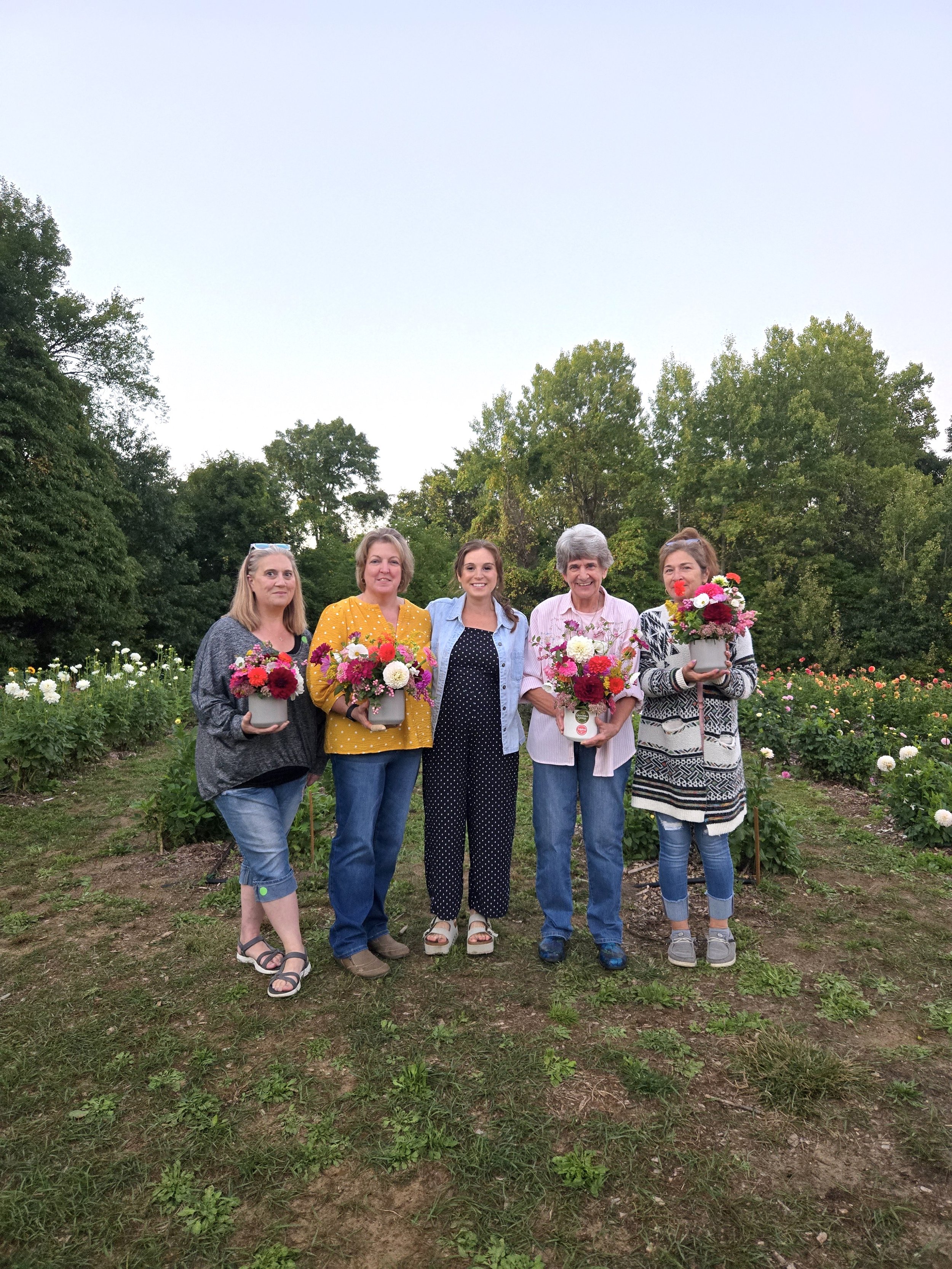 Workshop Recap: Designing with Dahlias at Green Willow Gardens