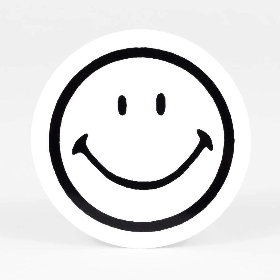 Smiley - Aufkleber