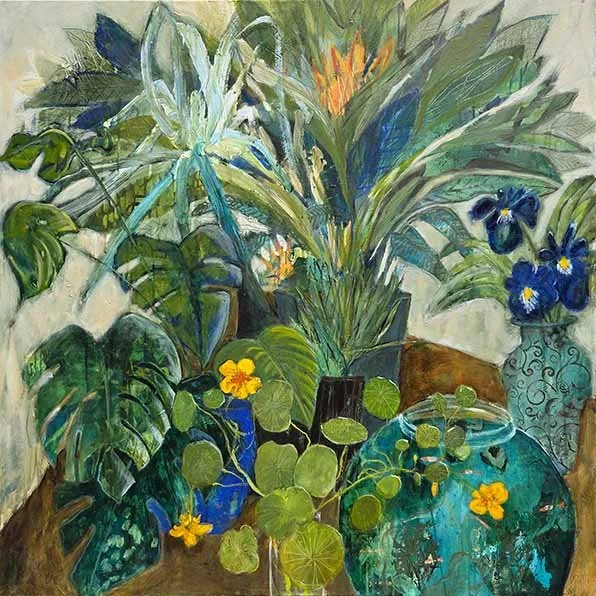 Yellow Nasturtiums - Denise Daffara