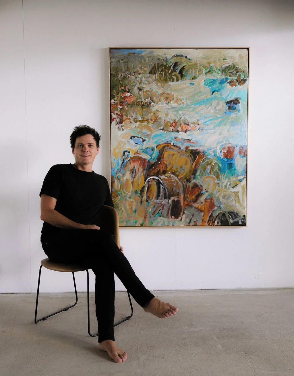 A new face in our artist family&hellip; and one we are very excited about! Welcome Shane Hastings.⁣
⁣
Shane will be joining us at the Brisbane Art Fair with a collection of his evocative landscape works, and trust us, these pieces don&rsquo;t hang ar