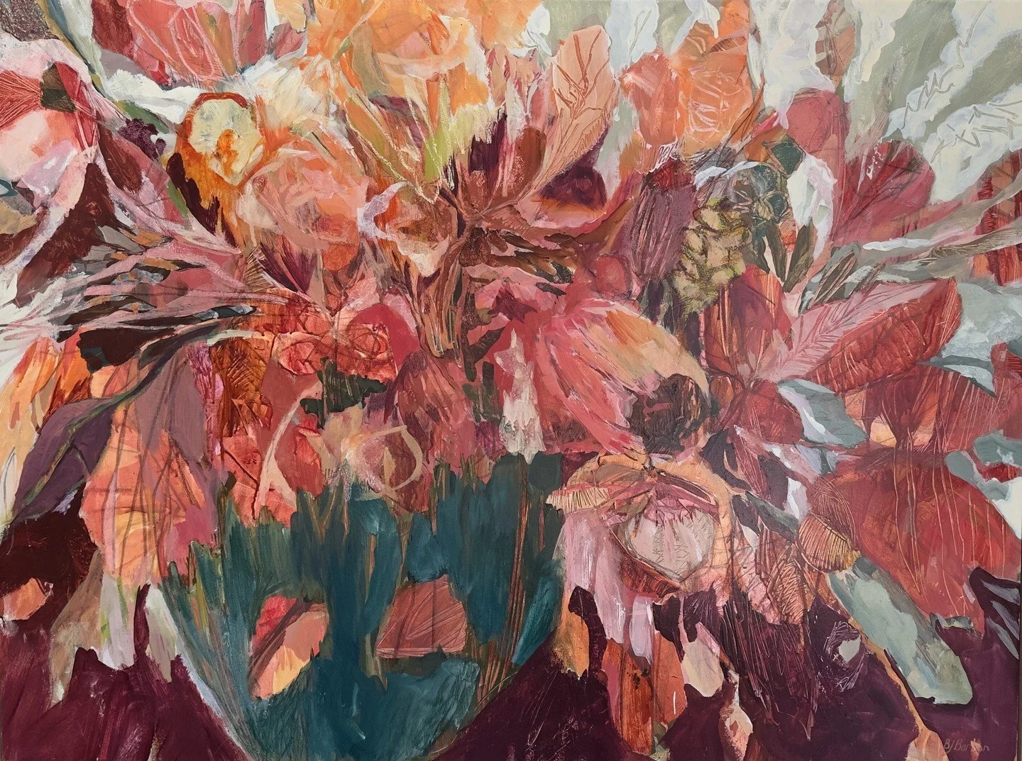 Bold, colourful and richly layered, Bronwyn Barton&rsquo;s contemporary Australian paintings invite curiosity and reward closer inspection. Her original artworks balance expressive abstraction with subtle representational elements, creating compositi