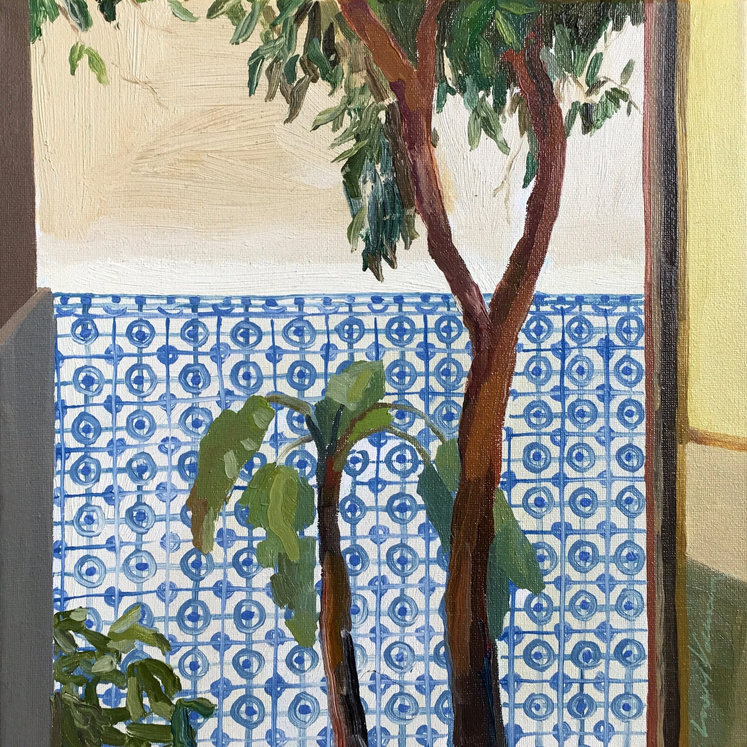 Laura_Vecmane_CourtyardWithABananaTree_30cmx30cm_oil_on_canvas_2025.jpeg