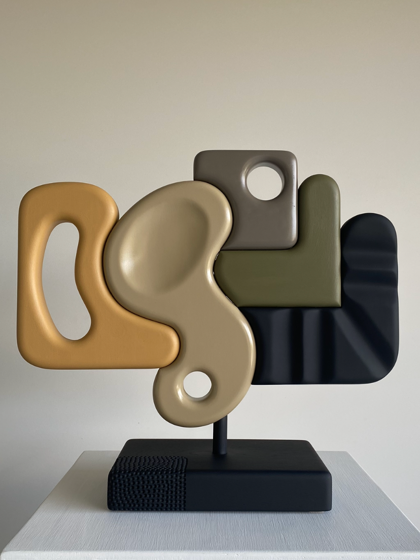 Painted sculpture - Victor & WIlls