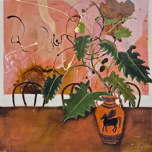 Pegasus Vase (Greek Vase) - Denise Daffara
