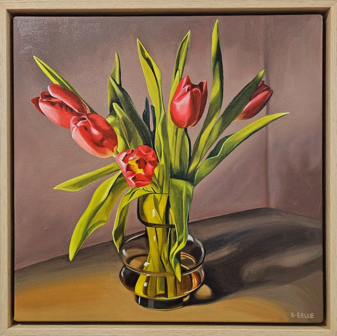Fuschia Tulips at Dusk - Keanna Belle Sacilotto