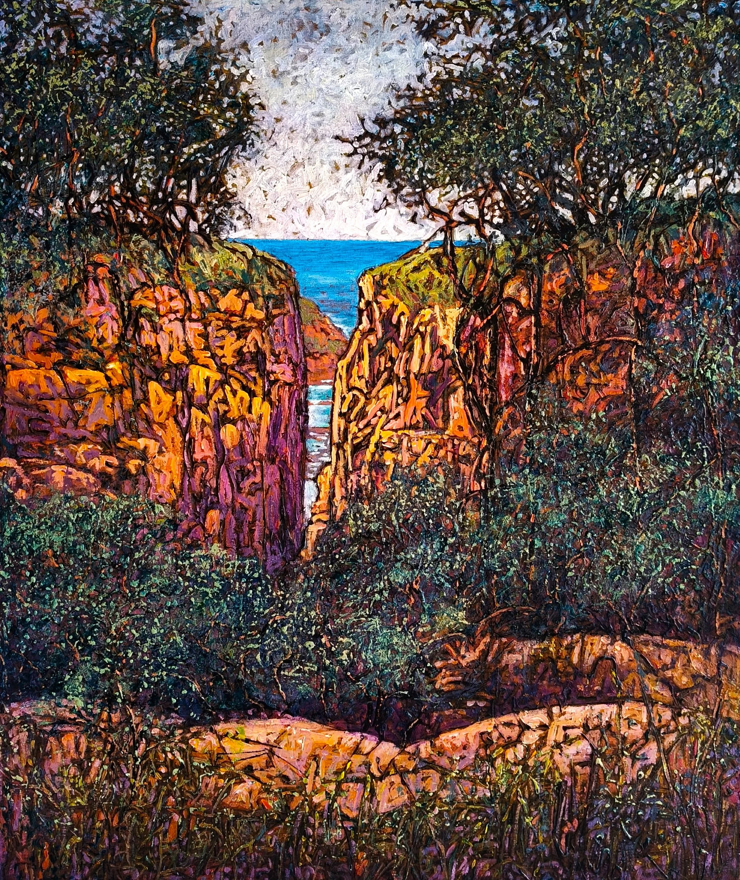 Wayne Smith 'The Gap' H90cmxW76cm, acrylic on canvas, $1695.00.jpg