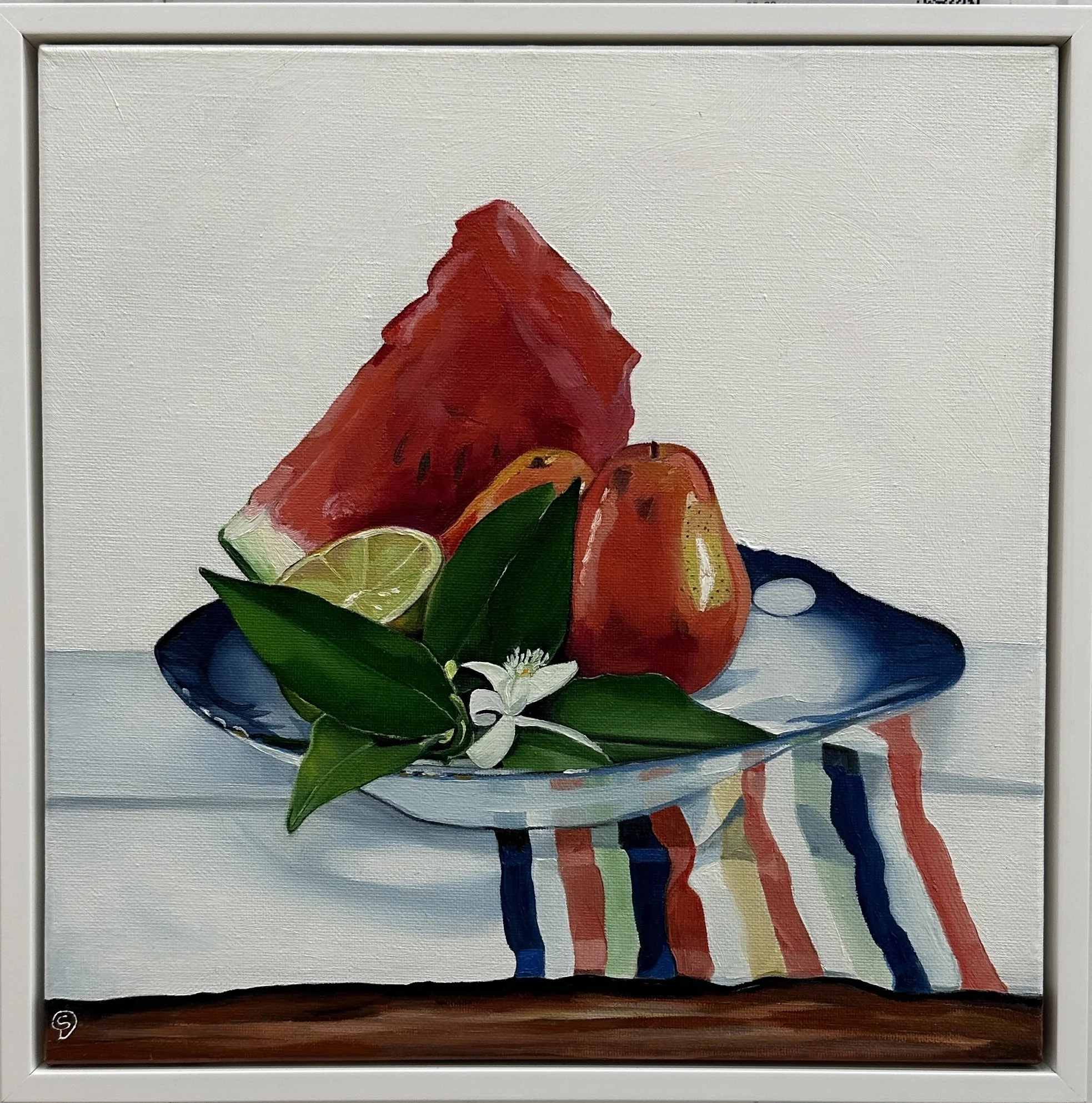 'Watermelon, Pears, Lime and Orange Blossoms' - Sascha Tillsley