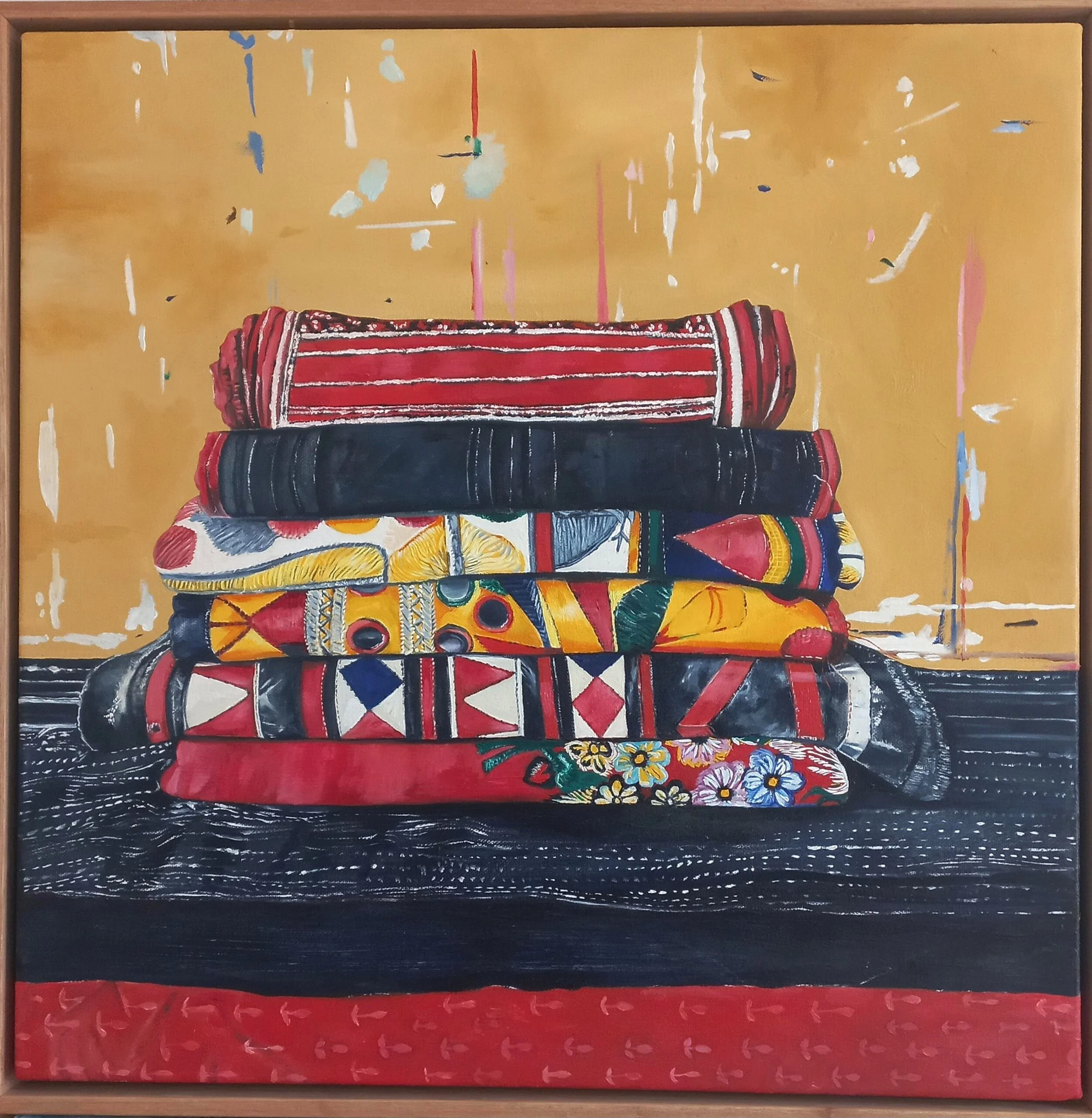 Traditional textiles on indigo - Sascha Tillsley