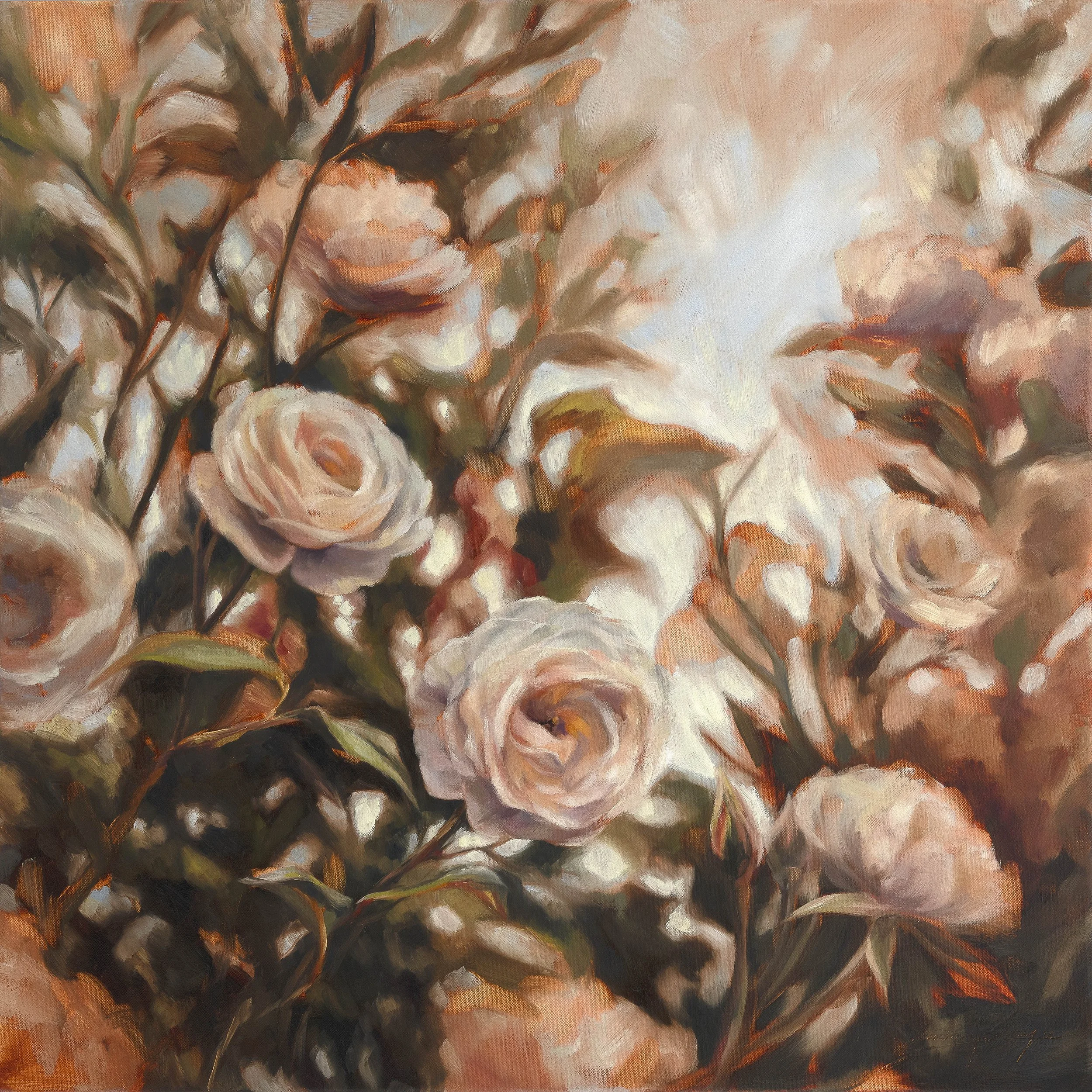 Jasmine Veronique - Timeless - 51 x 51cm - oil on canvas - $900.jpg