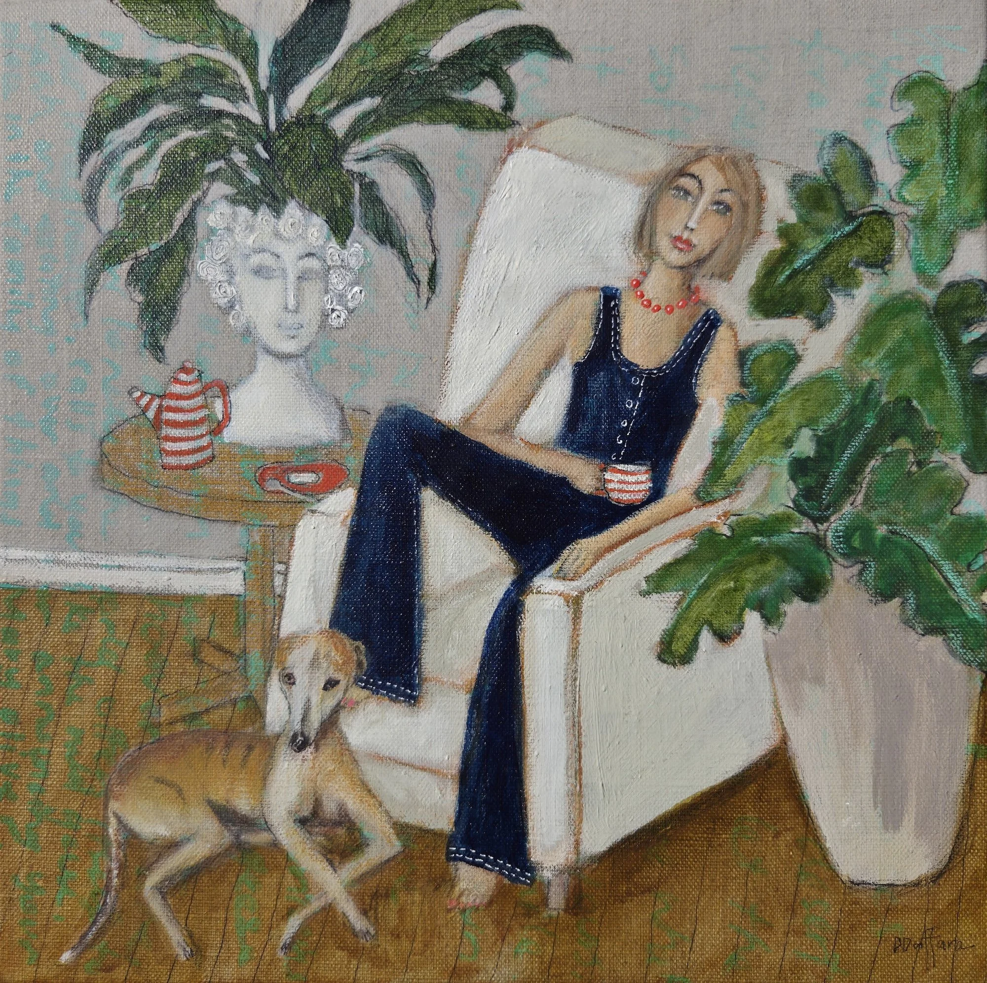 Daffara_JustChilling_30.5x30.5cm_$500.jpg