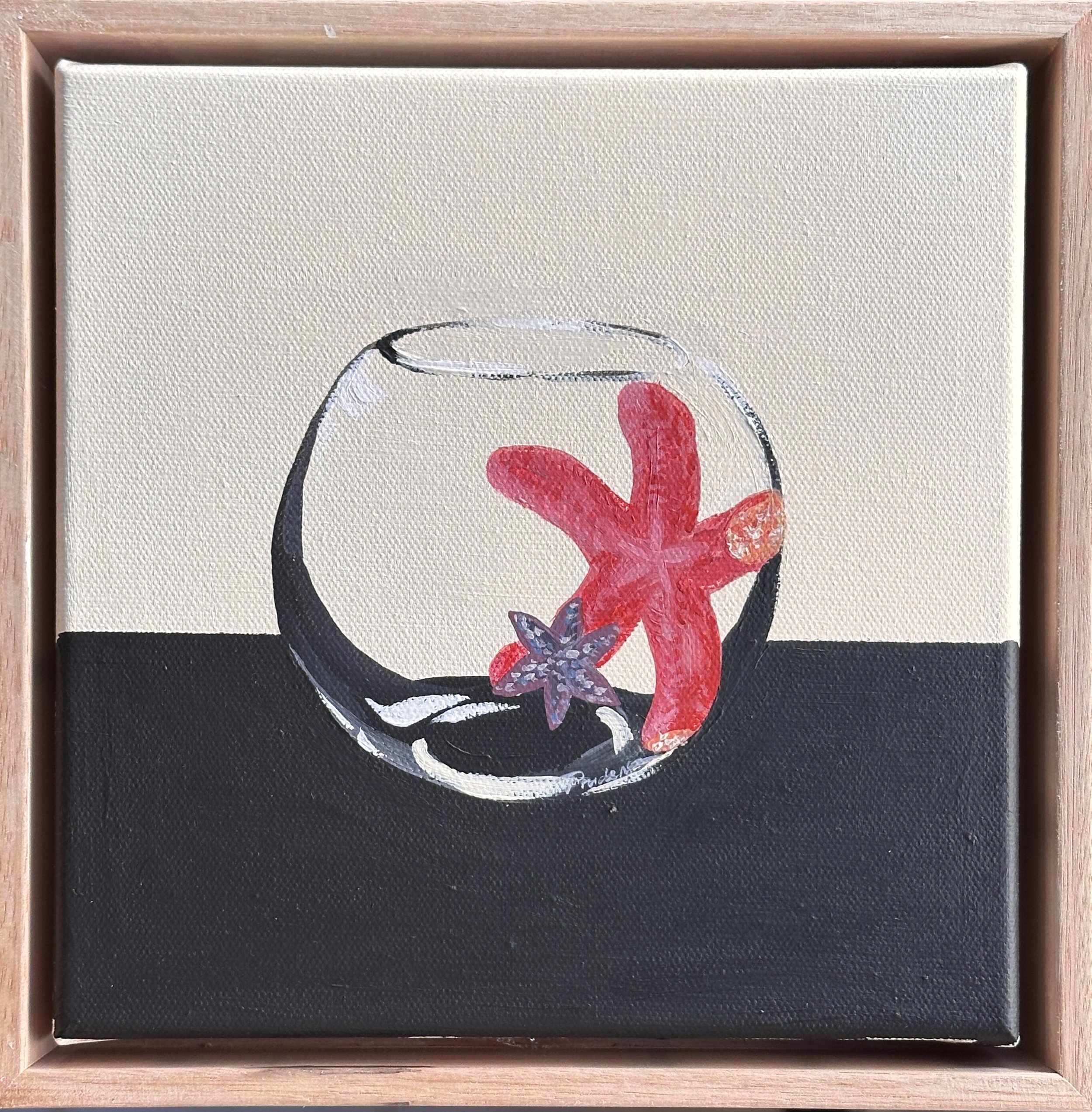 PrudenceCoburn_Take Me Home (Orange Starfish 2)_23x23_$230.JPG