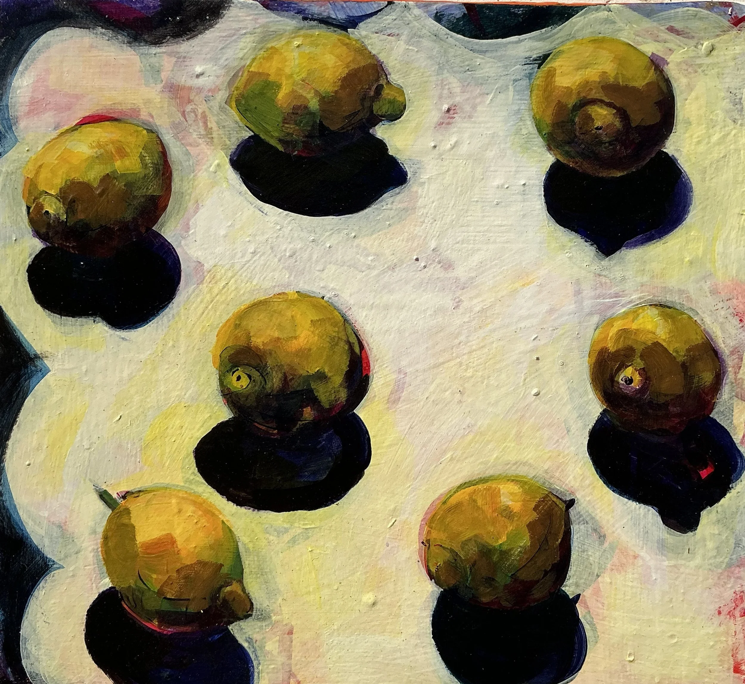 Helen Evans_Lemon Standoff_40x40x4cm_acrylic on cradled wood panel_$525.jpeg
