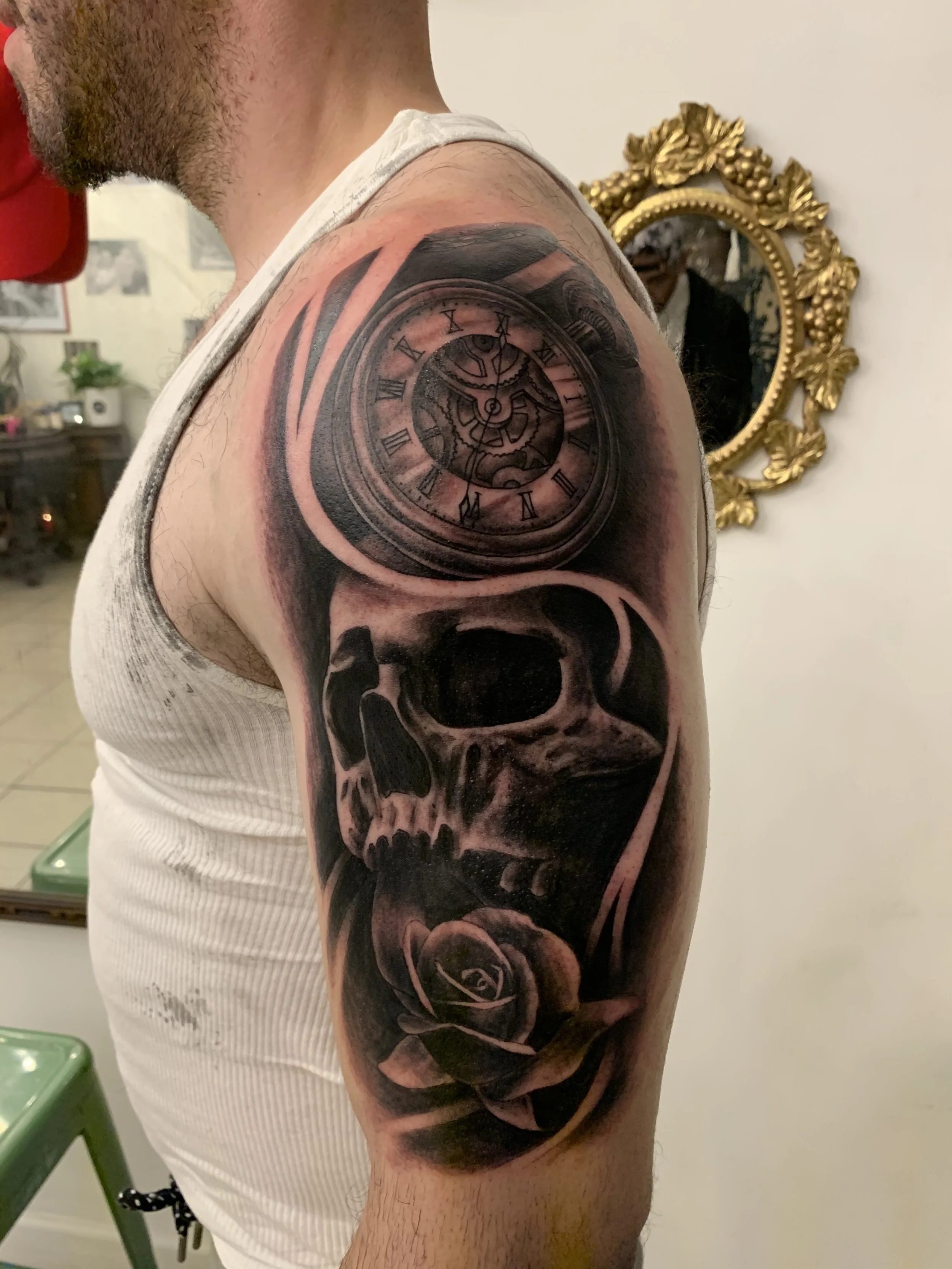 Skull clock rose 2.jpeg