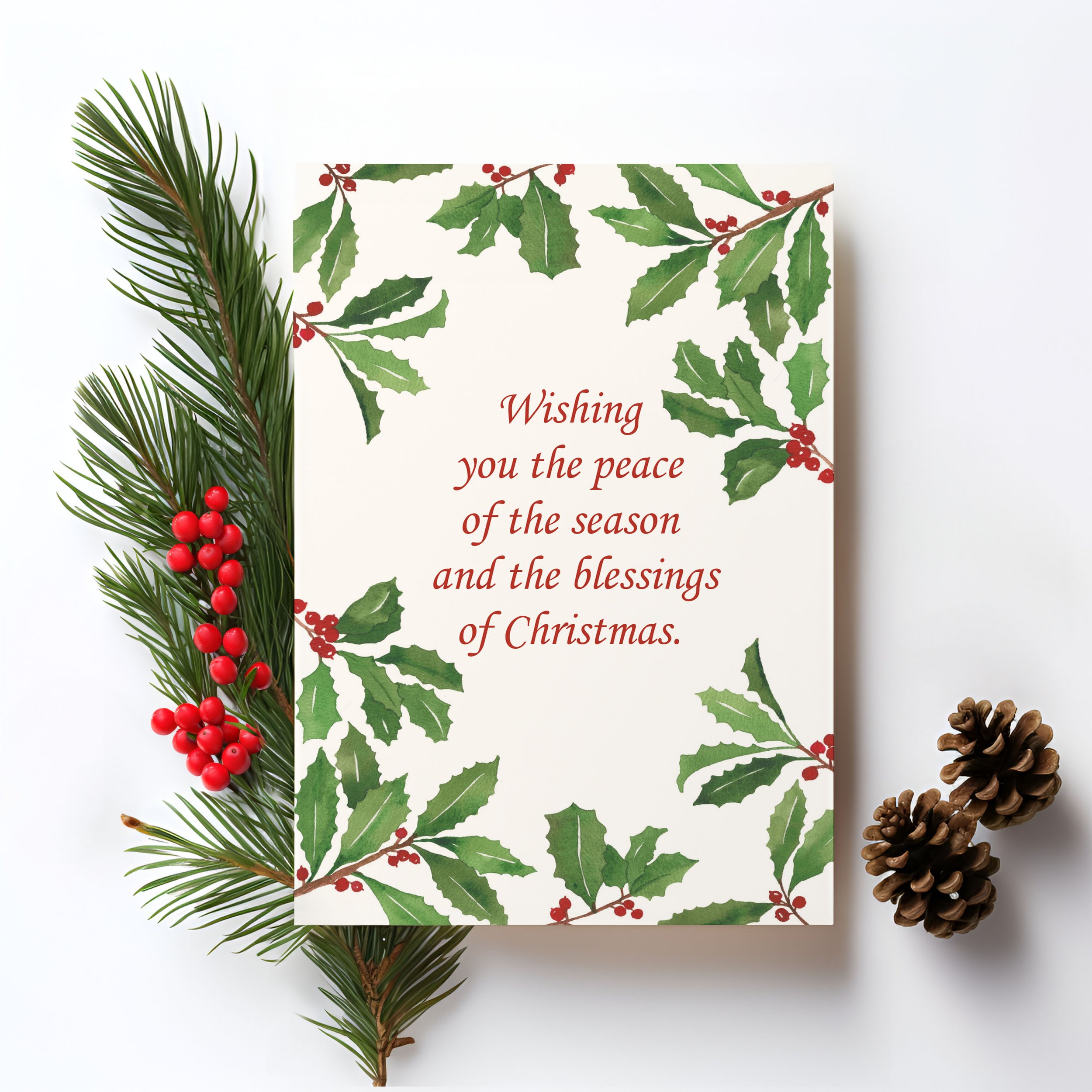 Holly Vertical Greeting Card 2A.jpg