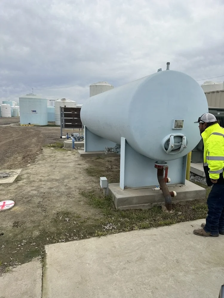 Light Blue HDPE Tank
