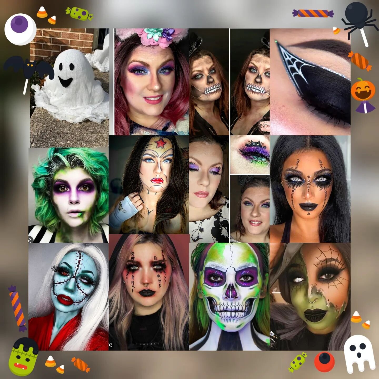 Whose excited for Halloween looks! Get ready! We start soon! Anyone wanna guess what looks I may do? 
.
.
#thisishalloween #halloweencharacters #halloweenmakeup #takesforever #metime #charactermakeup #demua #njmua #demakeupartist #njmakeupartist